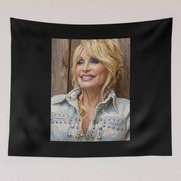 Item preview, Dolly Parton Oil Painting designed and sold by maretsad.