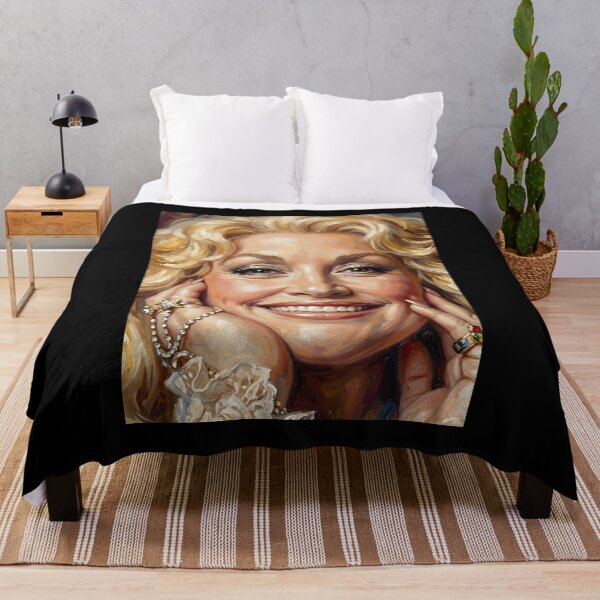 Item preview, Dolly Parton Oil Painting designed and sold by maretsad.