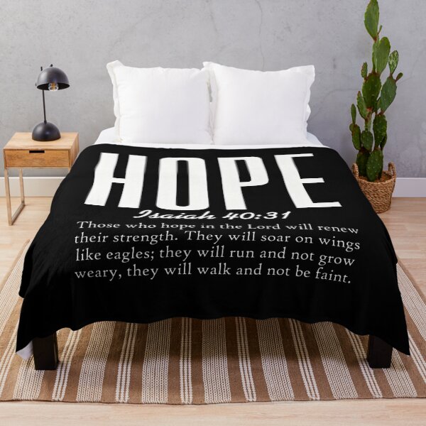 Item preview, Hope Isaiah 40:31 Typography designed and sold by GodQuote.