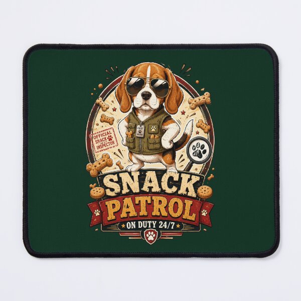 Item preview, Beagle Snack Patrol Funny Dog designed and sold by PrintBreeze.