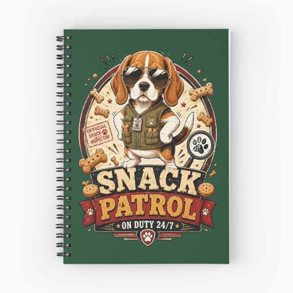 Item preview, Beagle Snack Patrol Funny Dog designed and sold by PrintBreeze.