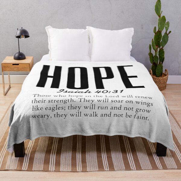 Item preview, Hope Isaiah 40:31 Typography designed and sold by GodQuote.