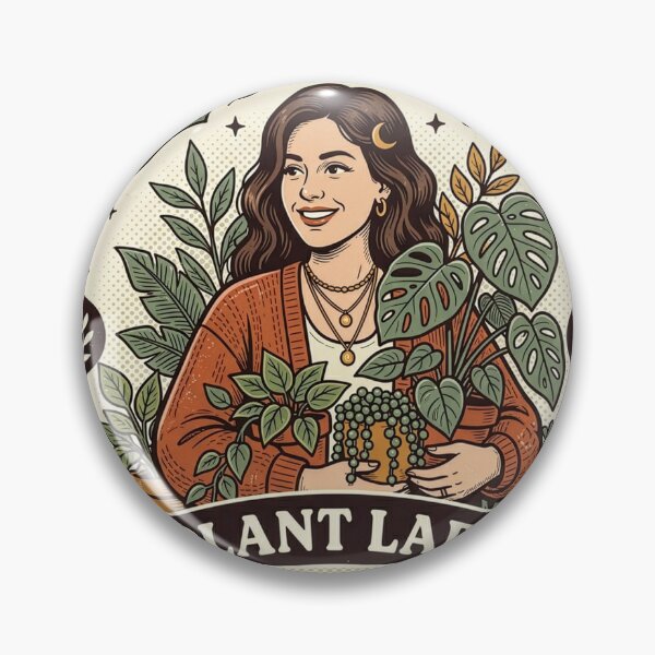 Item preview, Plant Lady Botanical Moon Sticker designed and sold by TheWildLanding.