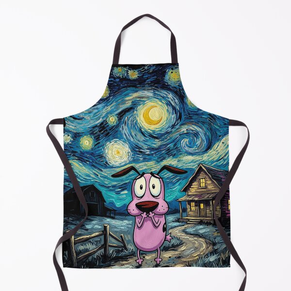 Item preview, Pink Dog Under a Swirling Midnight Sky designed and sold by The Mellonaire.