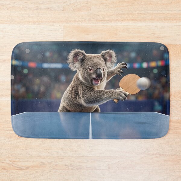 Item preview, Koala Doles Out Table Tennis Justice designed and sold by Tridentulus.