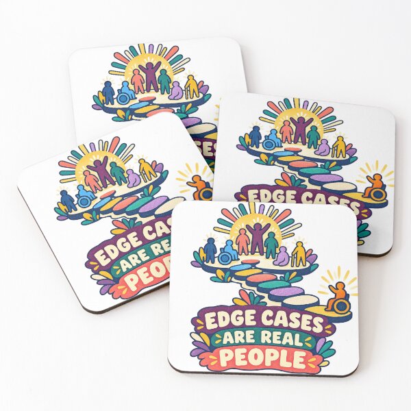 Item preview, Edge Cases Are Real People UX designed and sold by Shope Buzz.