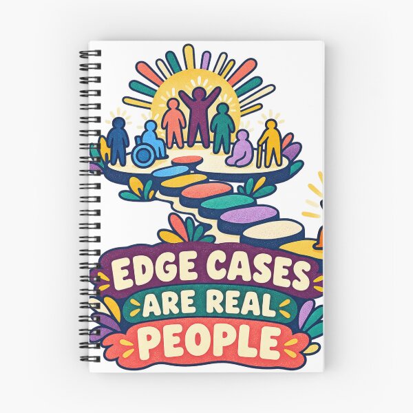 Item preview, Edge Cases Are Real People UX designed and sold by Shope Buzz.