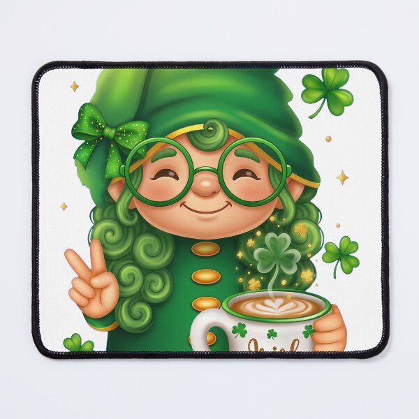Item preview, Cute Irish Latte Leprechaun designed and sold by PDKDesigns.