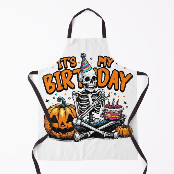 Item preview, It's My Birthday Skeleton Happy Halloween Birthday Party T-Shirt designed and sold by FLOR1991.