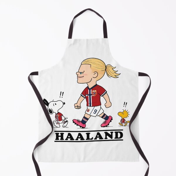 Item preview, Haaland with Snoopy and Woodstock  Soccer designed and sold by maegilldepus.
