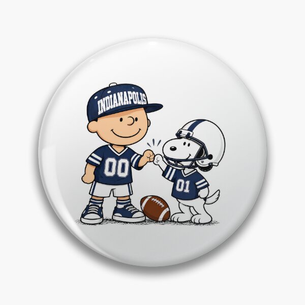 Item preview, Indianapolisooy Football Fan Charlie Brown & Snoopy designed and sold by maegilldepus.