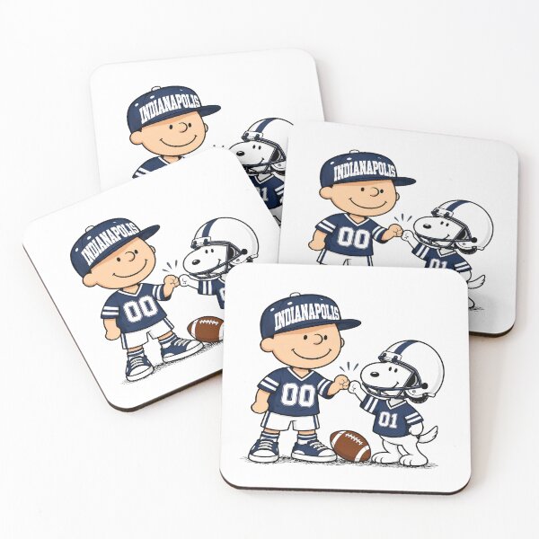 Item preview, Indianapolisooy Football Fan Charlie Brown & Snoopy designed and sold by maegilldepus.