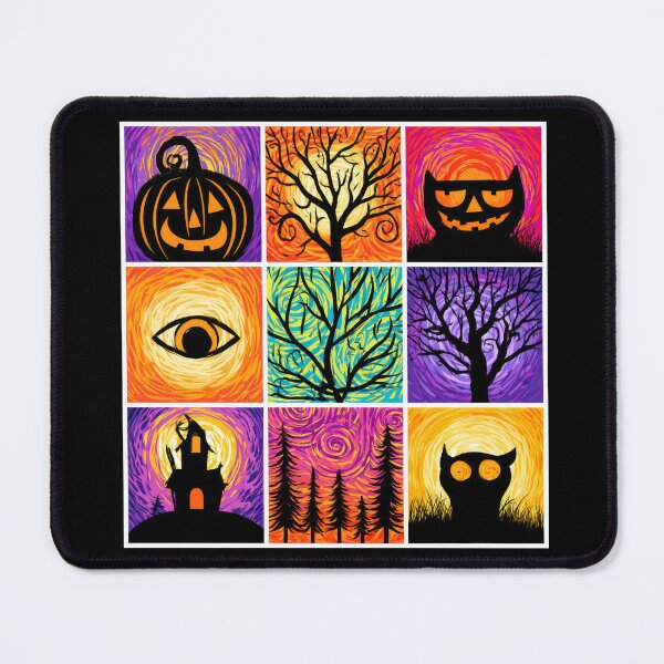 Item preview, Kids Halloween Art Colorful Spooky Drawings designed and sold by Kaurisdigital.