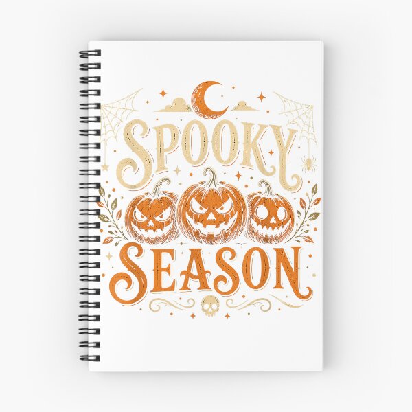 Item preview, Spooky Season Halloween Pumpkin Jack O Lantern T-Shirt designed and sold by JJLetterDesigns.