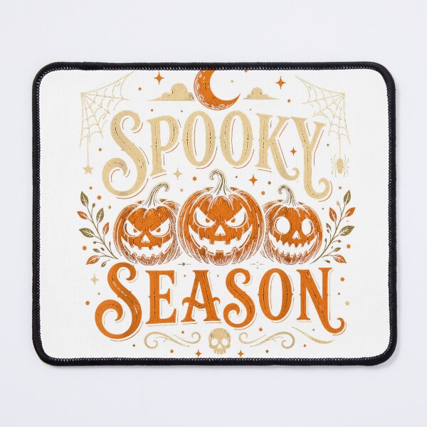 Item preview, Spooky Season Halloween Pumpkin Jack O Lantern T-Shirt designed and sold by JJLetterDesigns.