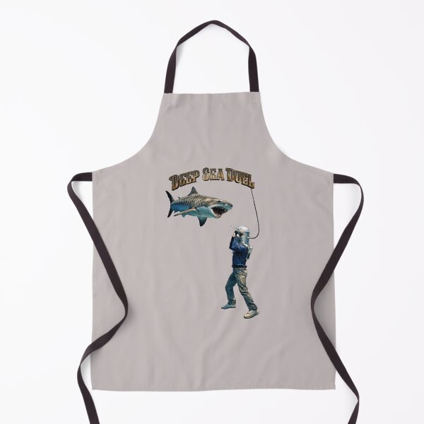 Item preview, Vintage Diver with a Diving Helmet Fighting Off a Tiger Shark URM designed and sold by urmaddad.