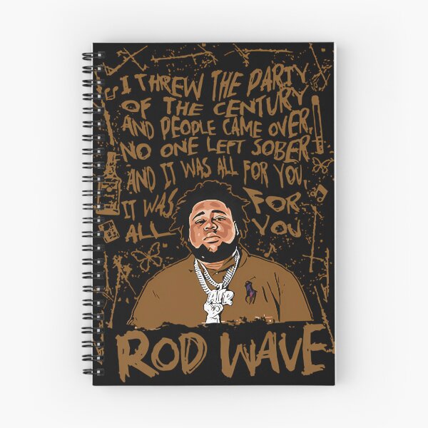 Item preview, Rod Wave Lyrics Illustration designed and sold by EldritchArty.