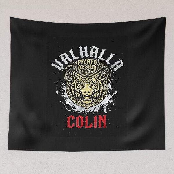 Item preview, Sticker of VALHALLA COLIN Tiger Graphic  Tribal Art by PIYATO DESIGN designed and sold by PIYATO941DESIGN.
