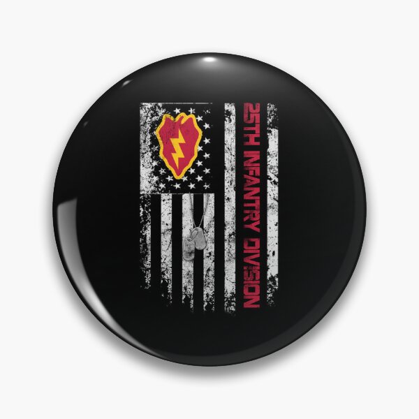 Item preview, 25th Infantry Division Distressed American Flag Dog Tag Graphic  designed and sold by Osstaramilua.