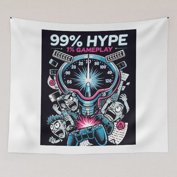 Item preview, The Wait is Finally Over Almost — Funny Gamer Cobweb Meme designed and sold by GSideArtStore.