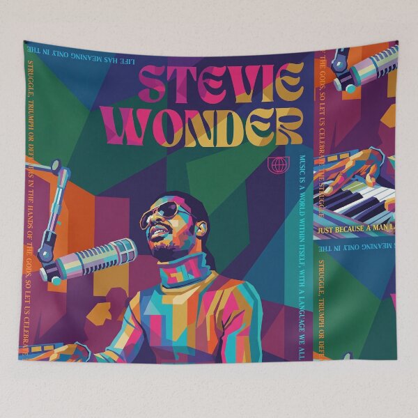Item preview, Stevie Wonder Wpap Pop Art designed and sold by SiksisArt.