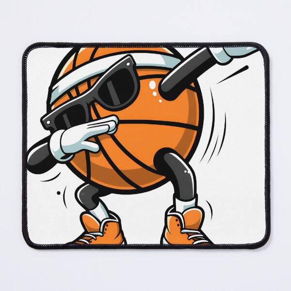 Item preview, Dabbing Basketball Player Cartoon designed and sold by LeneWUArt.
