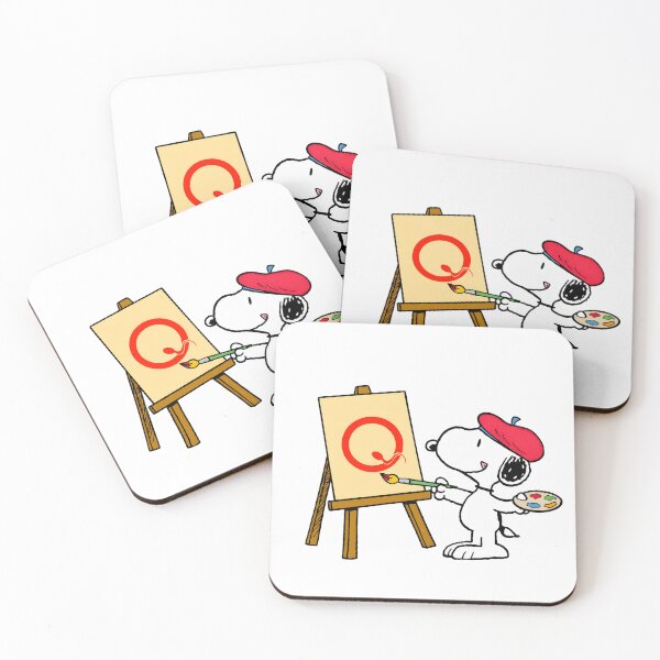 Item preview,  Snoopy With Beret Painting Logo Q designed and sold by cesrahotdemo.