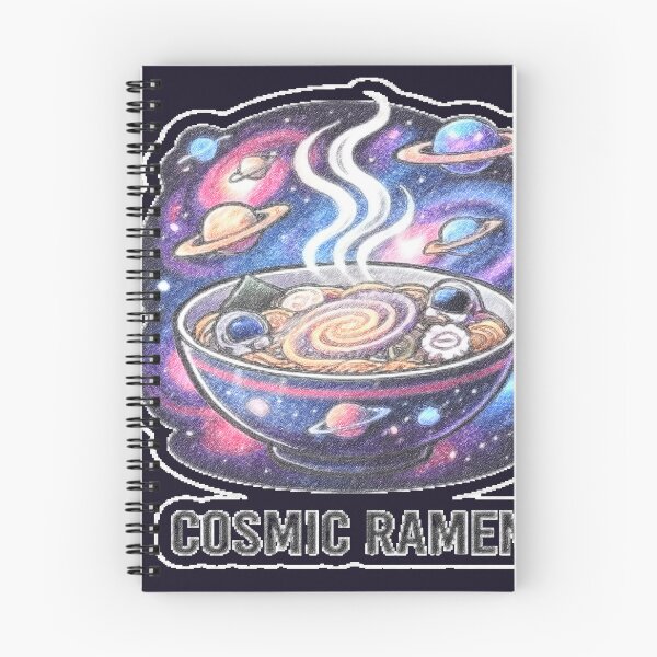 Item preview, Cosmic Ramen Space Galaxy Sticker designed and sold by FABIOLA1970.