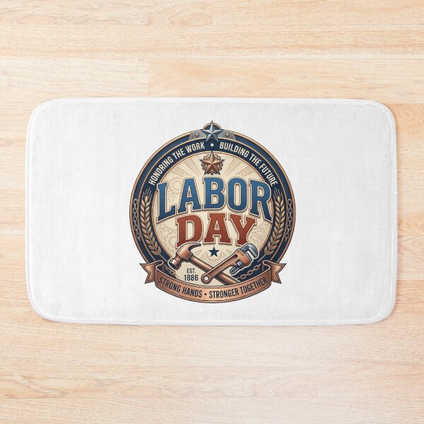Item preview, Labor Vintage Emblem Shirt - Honoring The Work Building The Future Tee designed and sold by relso.