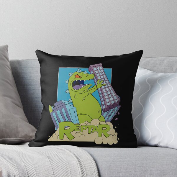 Item preview, Giant Green Dinosaur Destroying City Skyscraper designed and sold by Kadief.