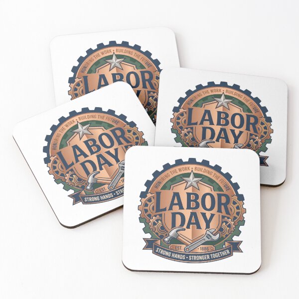 Item preview, Strong Hands Stronger Together Shirt - Labor Craftsman Badge Tee designed and sold by relso.