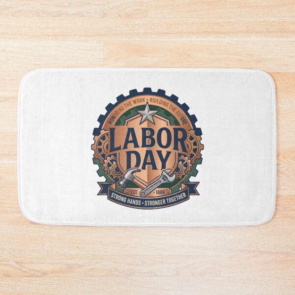 Item preview, Strong Hands Stronger Together Shirt - Labor Craftsman Badge Tee designed and sold by relso.