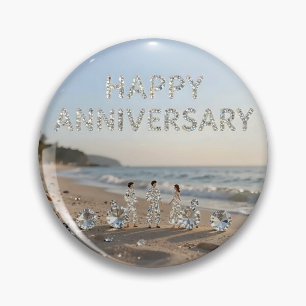 Item preview, Happy Anniversary – Tropical Beach Romance designed and sold by Nomad-Maynard.