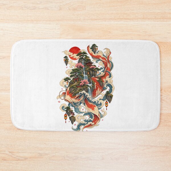 Item preview, The Fish with the Mountain Head – Japanese Ukiyo-e Surreal Art designed and sold by Substance_life.