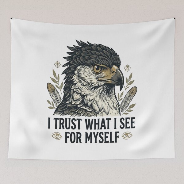 Item preview, Crested Serpent Eagle I Trust What I See For Myself designed and sold by Max Store.