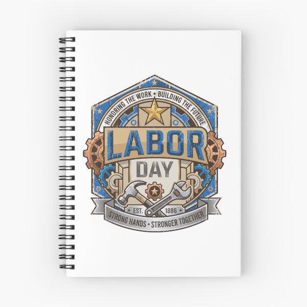 Item preview, Building The Future Labor Shirt - Vintage Trade Emblem Tee designed and sold by relso.