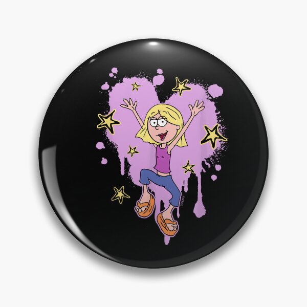 Item preview, Y2K Cartoon Teen Pink Splatter Heart Star designed and sold by ZariahNey.