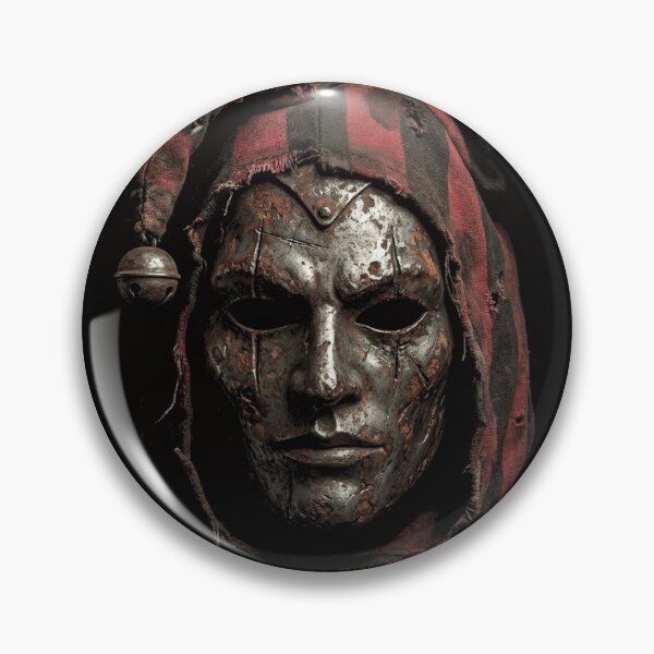 Item preview, Dark Horror Jester with Rusted Metal Mask designed and sold by AldricFenner.