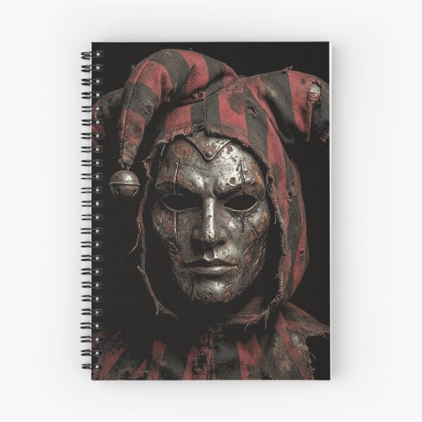Item preview, Dark Horror Jester with Rusted Metal Mask designed and sold by AldricFenner.