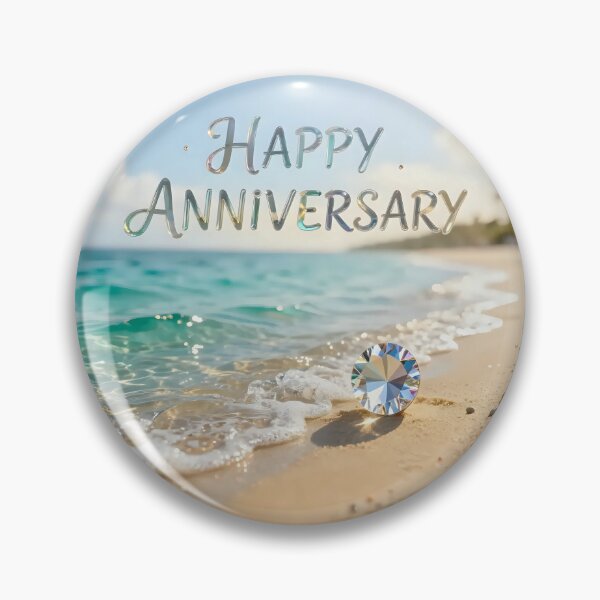 Item preview, Happy Anniversary – Tropical Beach Romance designed and sold by Nomad-Maynard.
