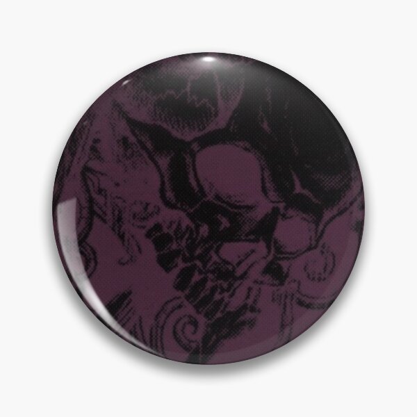 Item preview, Mall Goth Cyber Sigilism Plum Skull - Dark Aesthetic Filigree Graphic designed and sold by BrontesWhimsyStore.