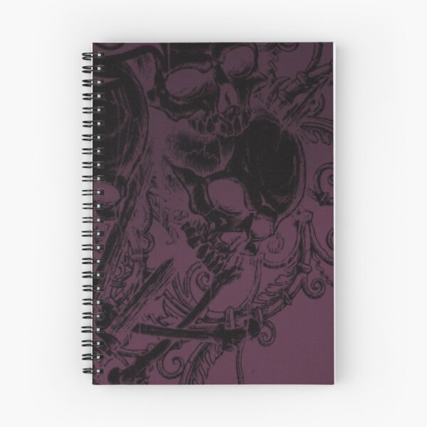 Item preview, Mall Goth Cyber Sigilism Plum Skull - Dark Aesthetic Filigree Graphic designed and sold by BrontesWhimsyStore.