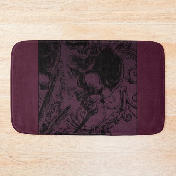 Item preview, Mall Goth Cyber Sigilism Plum Skull - Dark Aesthetic Filigree Graphic designed and sold by BrontesWhimsyStore.