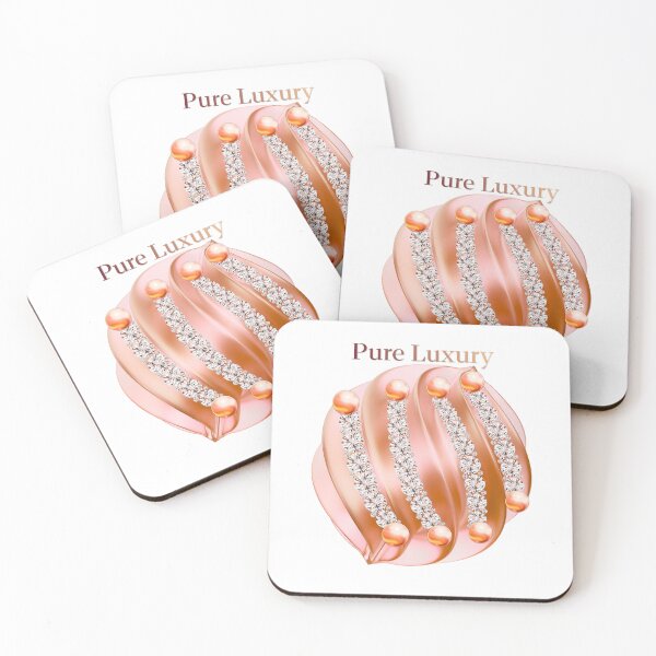 Item preview, Pure Luxury 3D Chrome Swirls Diamonds and Pearls Aesthetic designed and sold by MinimalAurashop.