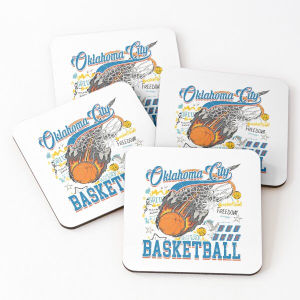 Item preview, Oklahoma City Basketball Retro Flaming Net  designed and sold by asfiyasiroi.
