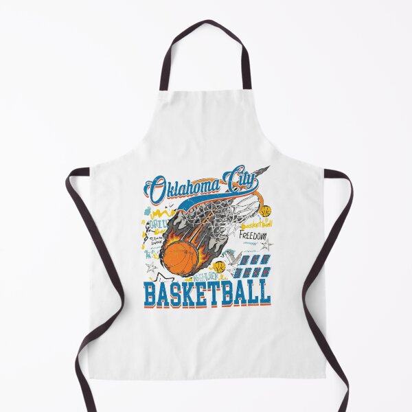 Item preview, Oklahoma City Basketball Retro Flaming Net designed and sold by asfiyasiroi.