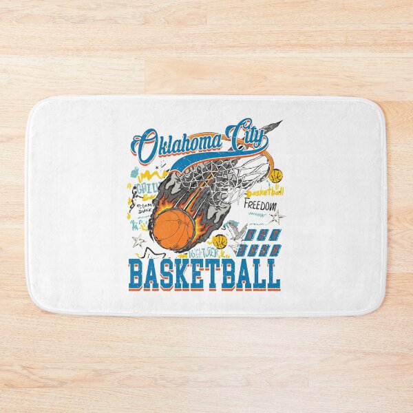 Item preview, Oklahoma City Basketball Retro Flaming Net  designed and sold by asfiyasiroi.