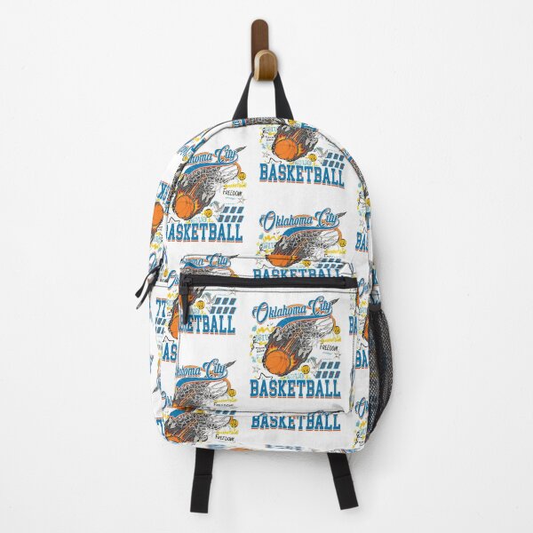 Item preview, Oklahoma City Basketball Retro Flaming Net designed and sold by asfiyasiroi.