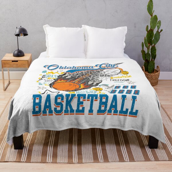 Item preview, Oklahoma City Basketball Retro Flaming Net  designed and sold by asfiyasiroi.