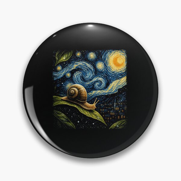 Item preview, Celestial Snail Under a Starry Night Dreamy Nature Inspired Design designed and sold by MiALopezArt.